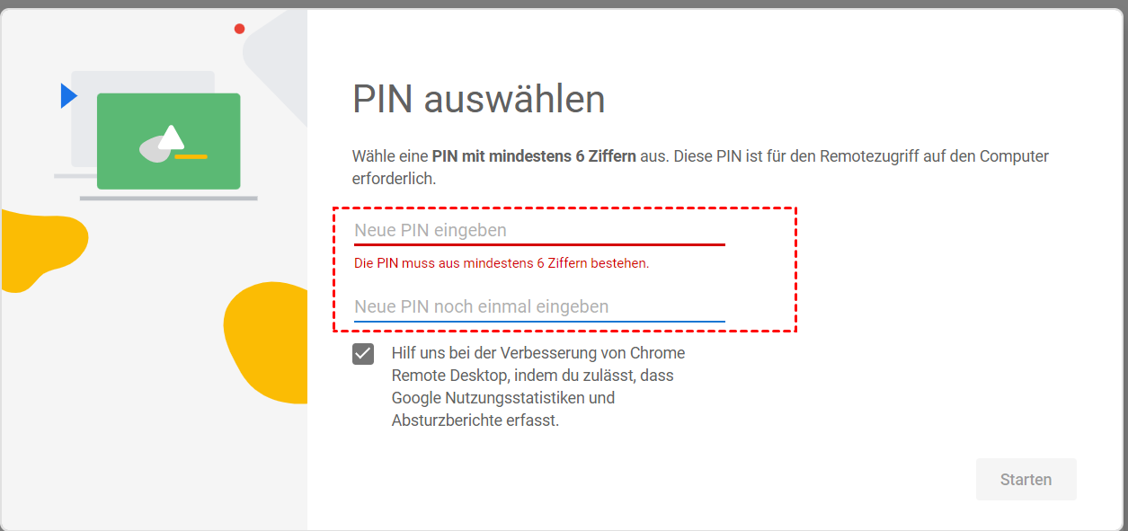pin-auswaehlen
